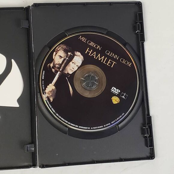 Hamlet (DVD, 1990) Mel Gibson Glenn Close Shakespeare Film - Picture 2 of 3